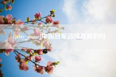 海安中国冠军品牌是真的吗