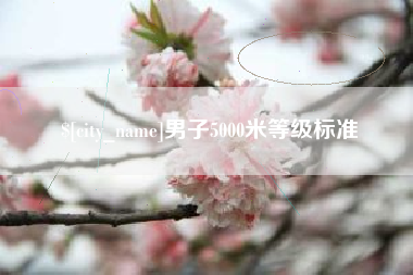 海安男子5000米等级标准