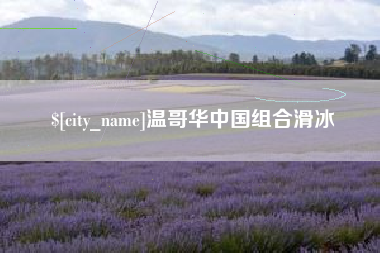 海安温哥华中国组合滑冰