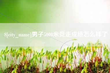 海安男子5000米竞走成绩怎么样了