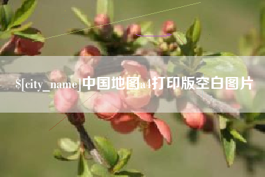 海安中国地图a4打印版空白图片