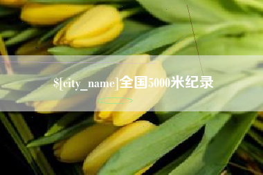 海安全国5000米纪录