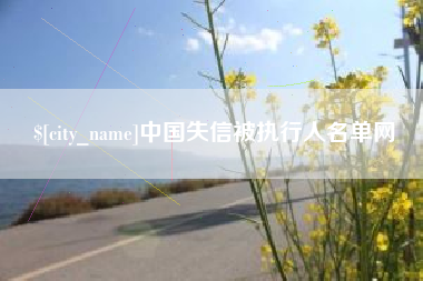 海安中国失信被执行人名单网