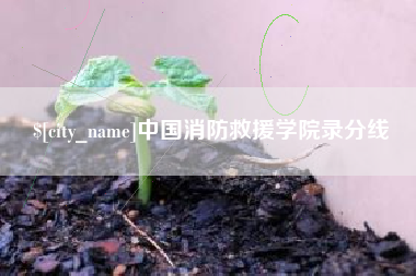 海安中国消防救援学院录分线