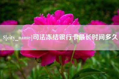 海安司法冻结银行卡最长时间多久