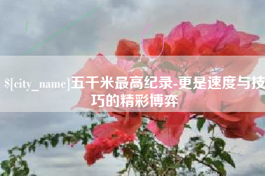 海安五千米最高纪录-更是速度与技巧的精彩博弈