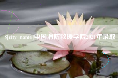 海安中国消防救援学院2021年录取