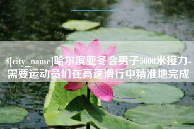 海安哈尔滨亚冬会男子5000米接力-需要运动员们在高速滑行中精准地完成