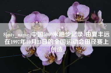 海安中国5000米跑步记录-由夏丰远在1997年10月23日的全国运动会田径赛上创造