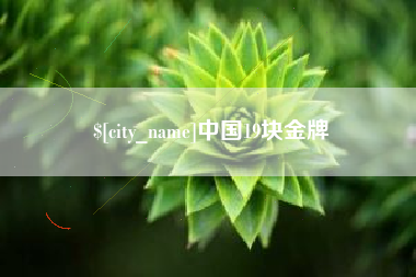 海安中国19块金牌