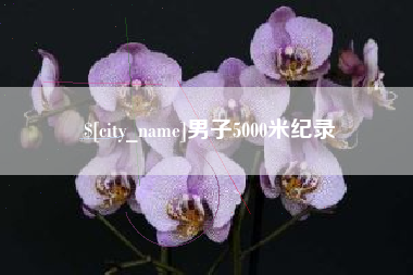 海安男子5000米纪录