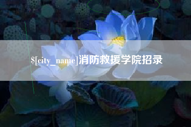 海安消防救援学院招录