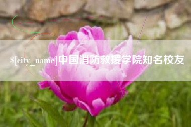 海安中国消防救援学院知名校友