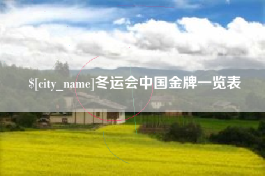 海安冬运会中国金牌一览表