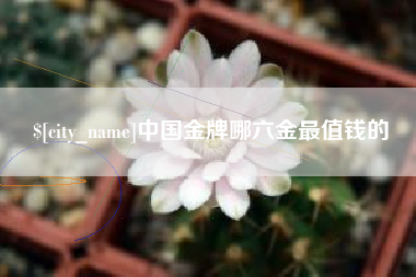 海安中国金牌哪六金最值钱的