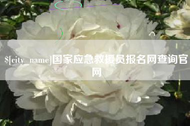 海安国家应急救援员报名网查询官网