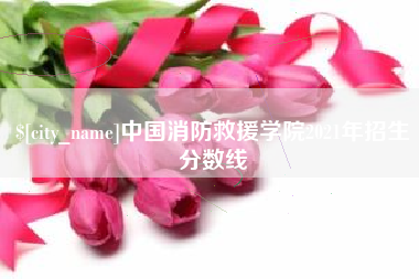海安中国消防救援学院2021年招生分数线