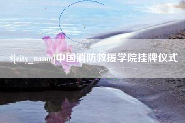 海安中国消防救援学院挂牌仪式