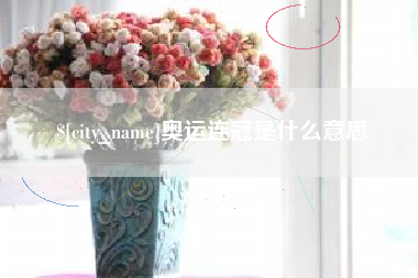 海安奥运连冠是什么意思