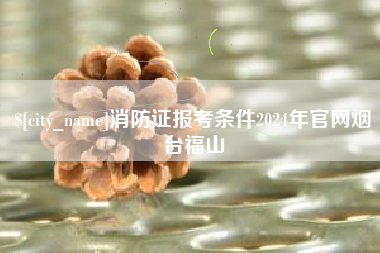 海安消防证报考条件2024年官网烟台福山
